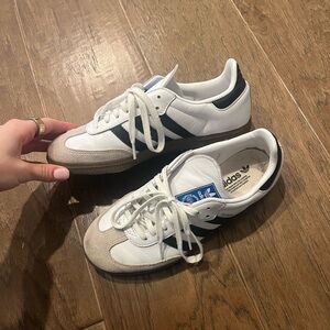 Adidas White and Black Sneakers